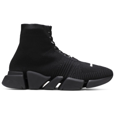 Balenciaga Speed 2.0 Lace-Up Sneaker 'Black' 02