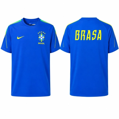 2026 Brazil Trainning Blue Jersey 01