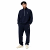 Alo Yoga 1/4 Zip Hoodie Nave Blue+Alo Yoga Field Sweatpant Nave Blue
