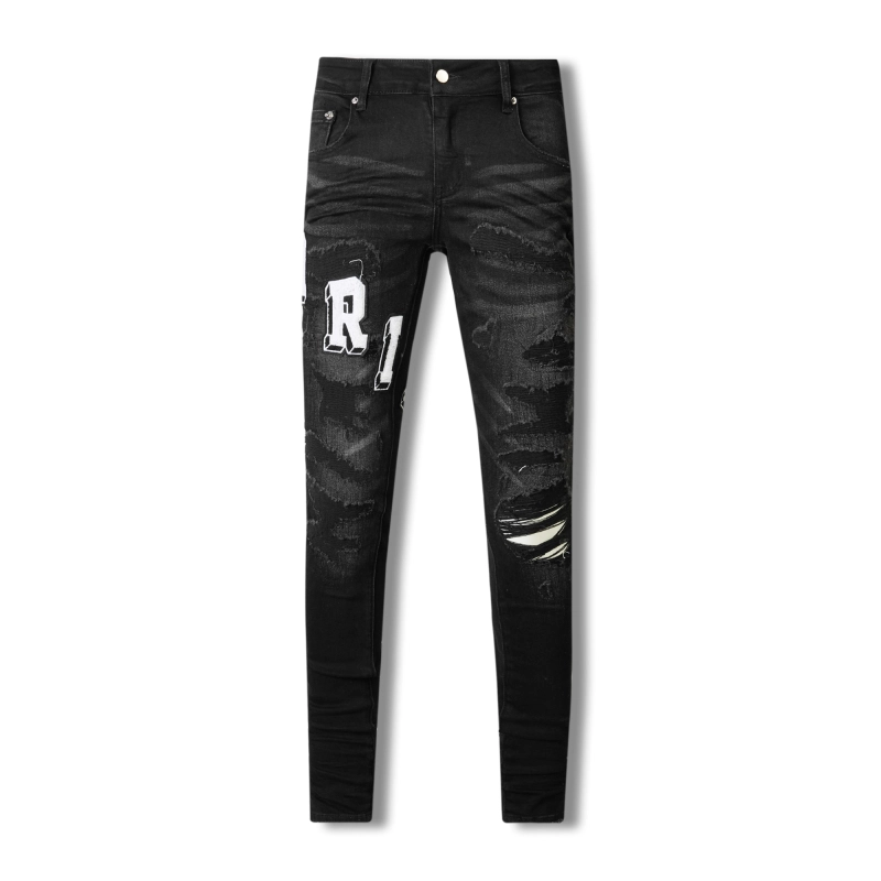 Balenciaga Paris Soccer Oversized T-Shirt+Amiri Jeans PK 8815