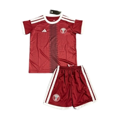 Kids 2026 Qatar Home Jersey sizes 01