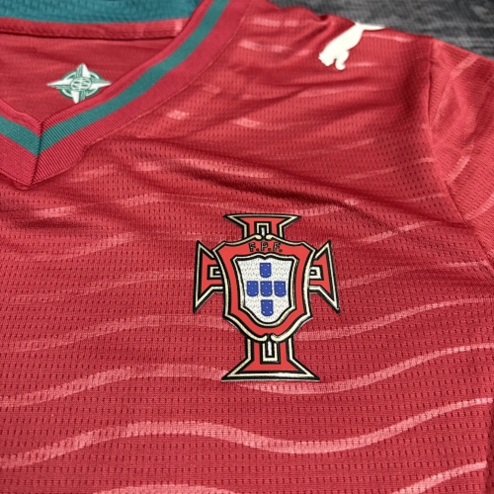 Kids 2026 Portugal home jersey sizes