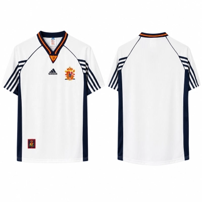 Retro 1998 Spain Away Jersey  01