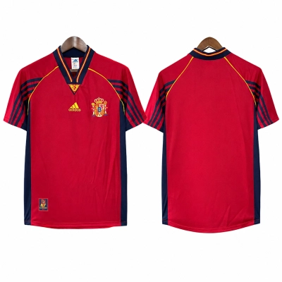 Retro 1998 Spain Home Jersey 01