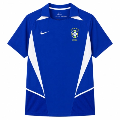 Retro Brazil 2002 Away Jersey 01
