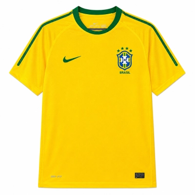 Retro Brazil 2010 Home Jersey 01