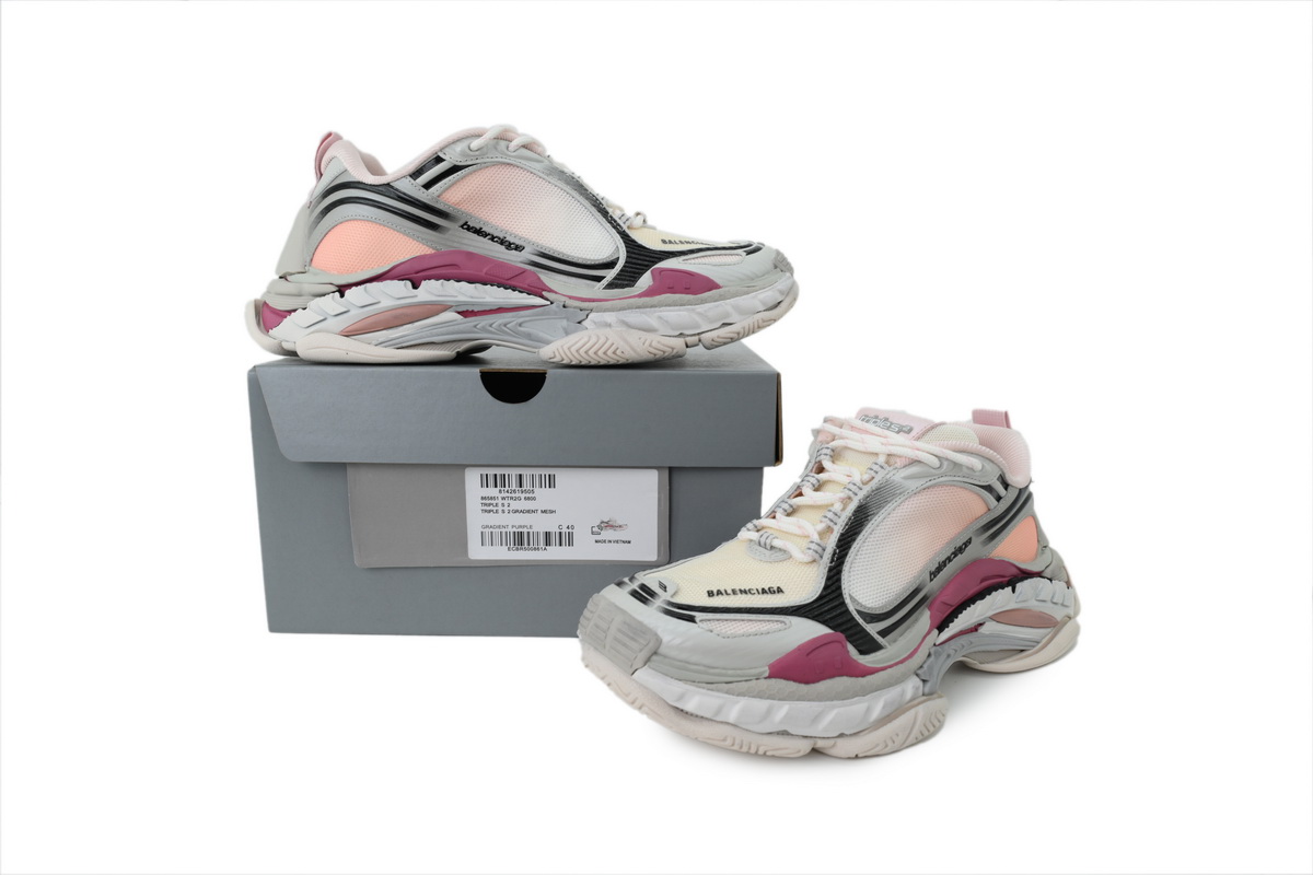 Balenciaga Wmns Triple S 2 'Gradient Purple'  865851 WTR2G 6800