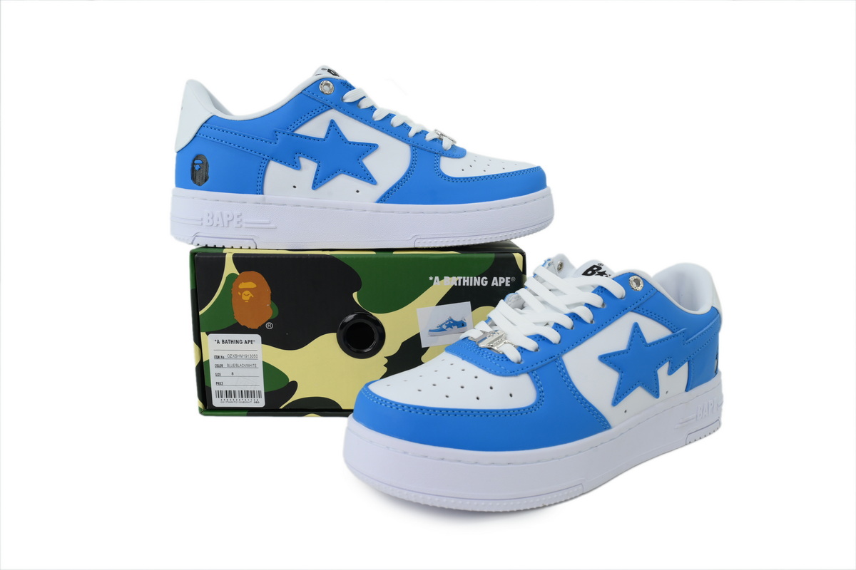BATHING APE Blue Black White OZXSHM 1913050 