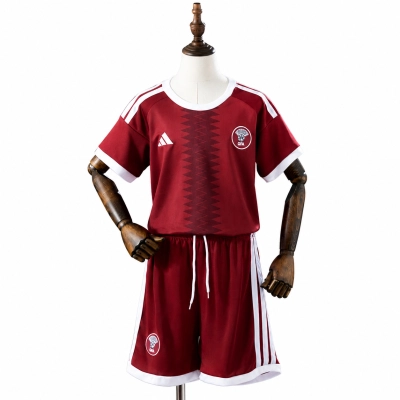 Qatar 2026 Home Kids kit Jersey 01
