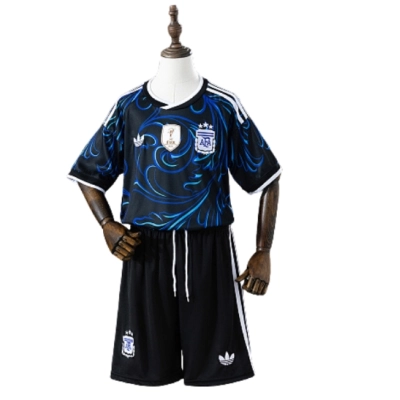 Argentina 2026 Away Kids Kit Jersey 01