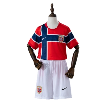 Norway 2026 Home Kids Kit Jersey 01