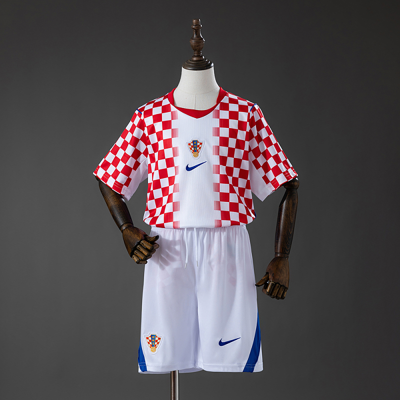  Croatia 2026 Home Kids Kit Jersey 