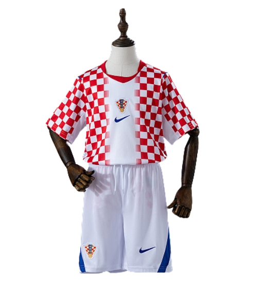  Croatia 2026 Home Kids Kit Jersey 