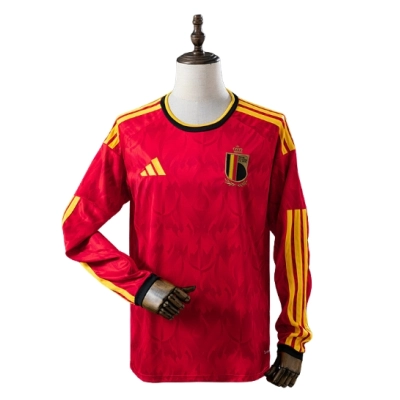 Belgium 2026 Home Long-Sleeve Jersey  01