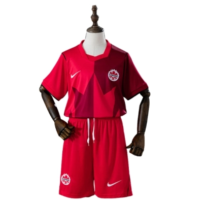 Canada 2026 Home Kids Kit Jersey  01