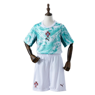 Portugal 2026 Away Kids Kit Jerseys 01