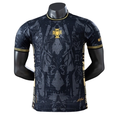 Portugal 2026 Special Edition Player Version Black Jersey  01