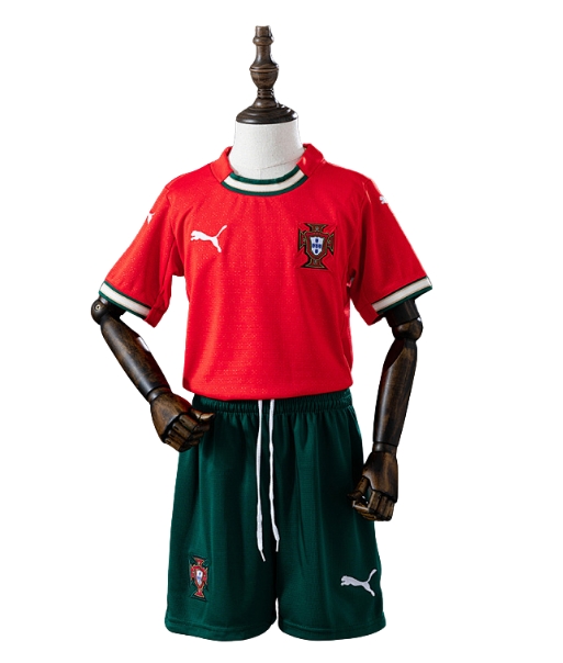 Portugal 25/26 Home kids kit Jersey 