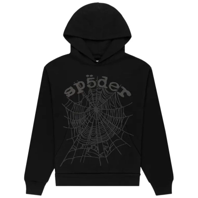 Sp5der Phantom Web Hoodie 'Black'+Ksubi Jeans PK 3001 02