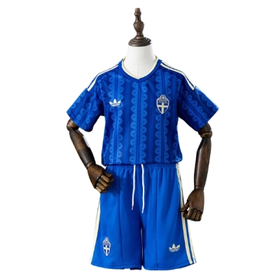 Sweden 2026 Away Kids Kit Jersey 01