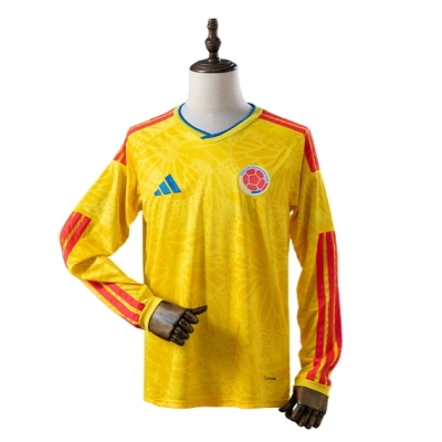 Colombia 2026 Home Long-Sleeve Jersey 01