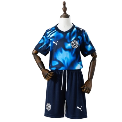 Paraguay 2026 Away Kids Kit Jersey 01