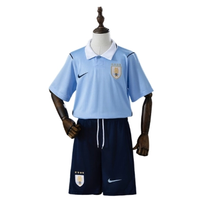 Uruguay 2026 Home Kids Kit Jersey 01