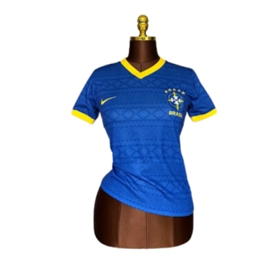 Women's 2026 Brazil Blue Jersey 01