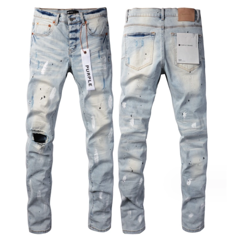 Chrome Hearts Matty Boy Hoodie Grey+Purple Brand Fashion Men Jeans 2