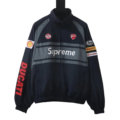 Supreme × Ducati Track Jacket+Amiri Jeans 02