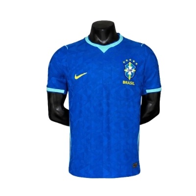 Brazil 2026 Blue Player Version Jersey  01