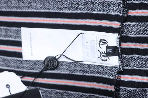 Chrome Hearts Matty Boy Striped All Over Cross Short Sleeve Tee