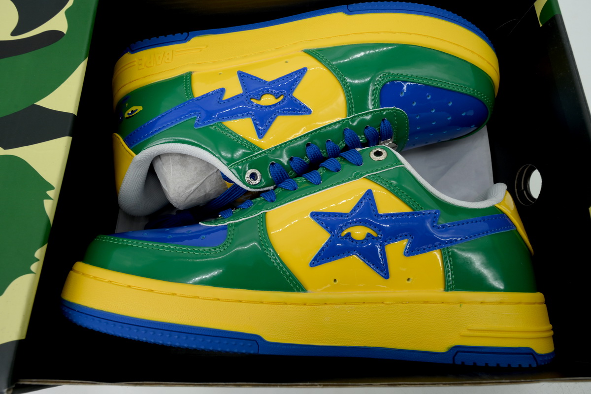 KidSuper × A BATHING APE BAPE STA Brazil "Green Yellow"  1M23 191 936