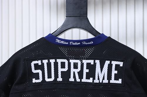 Supreme × DJ Screw Football Jersey Black