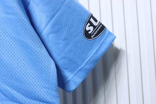 Supreme × DJ Screw Football Jersey Blue