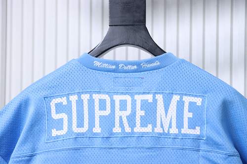 Supreme × DJ Screw Football Jersey Blue