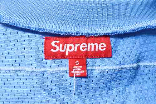 Supreme × DJ Screw Football Jersey Blue