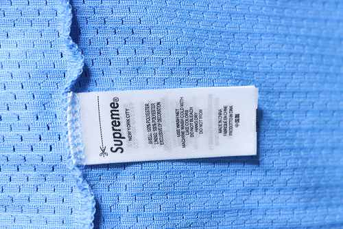 Supreme × DJ Screw Football Jersey Blue