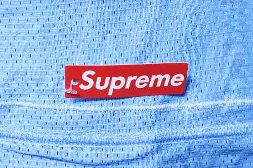 Supreme × DJ Screw Football Jersey Blue