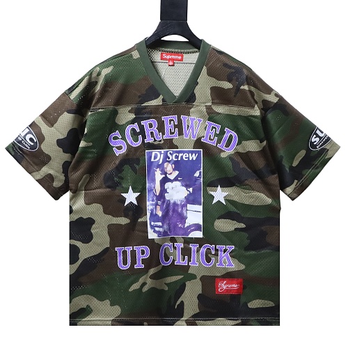 Supreme x DJ Screw Football Jersey