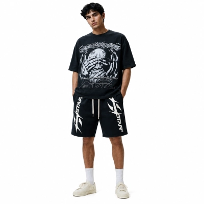 Hellstar T-Shirt -6797#+Hellstar Shorts-786 01