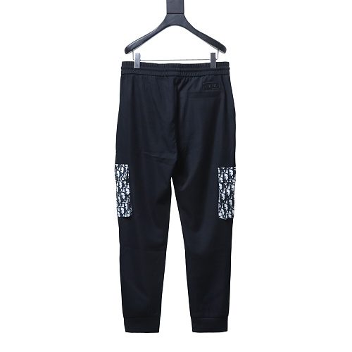 Dior  Cuffed-hem trousers Black