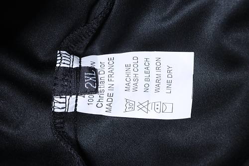 Dior  Cuffed-hem trousers Black