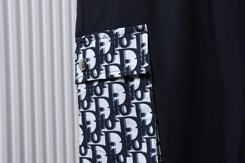 Dior  Cuffed-hem trousers Black