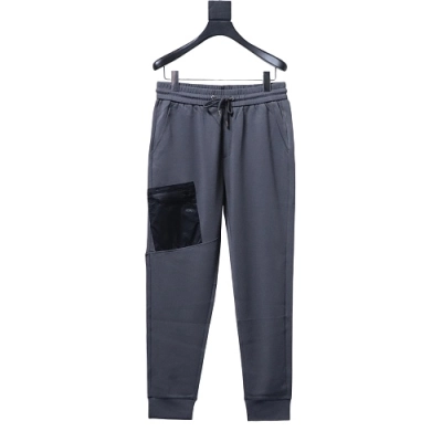 Louis Vuitton Cuffed-hem trousers Grey 01