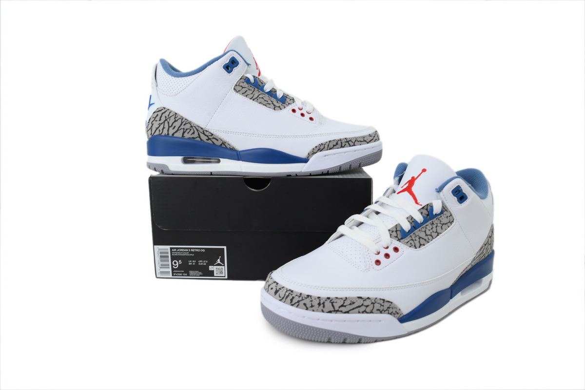 PK God Batch  Air Jordan 3 'True Blue' IF4396-104 