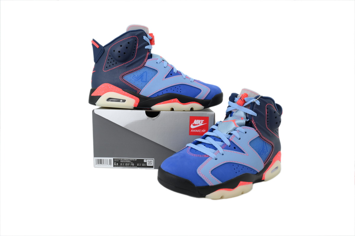 PK God Batch Awake NY x Air Jordan 6 Retro 'Midnight Navy Infrared' IQ5706-400