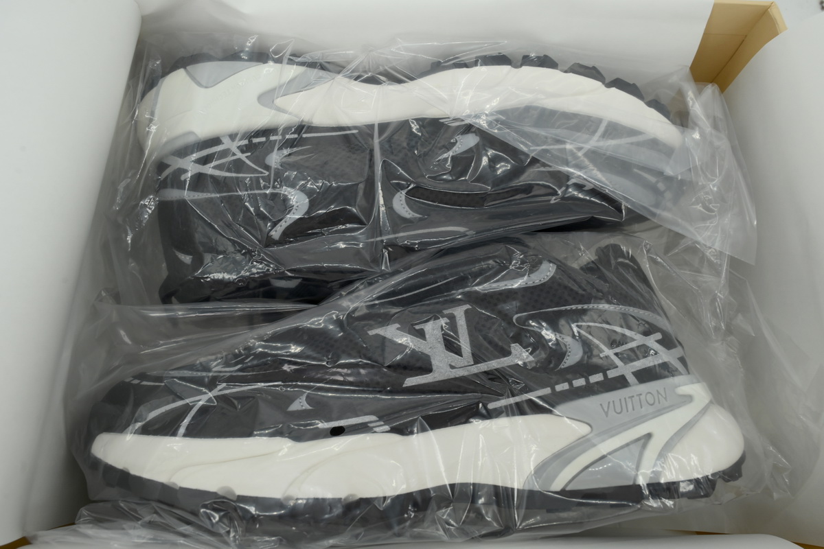 PK God Batch Louis Vuitton Tatic Runner Sneaker "Black Silver"