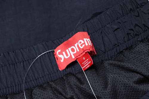 Supreme Contrast Piping Track Pant Black