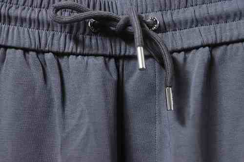 Prada Letter-Print Trousers Grey